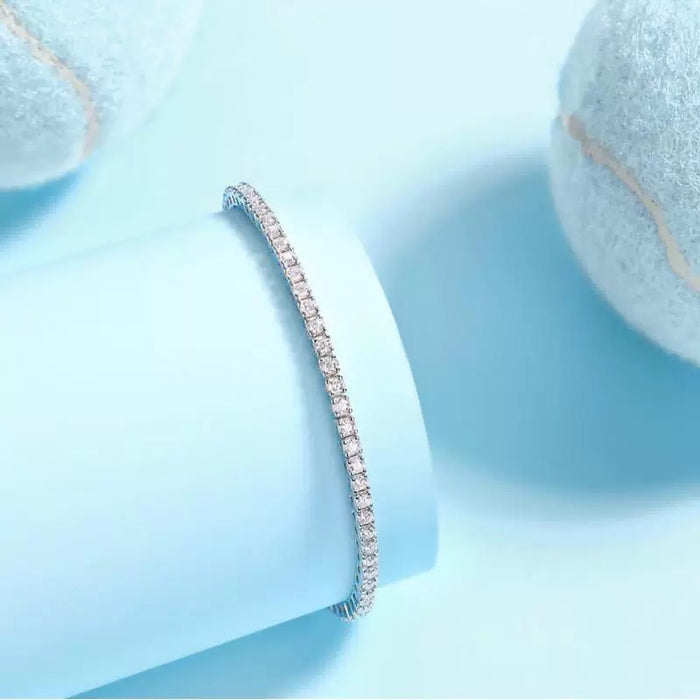 2.22ct Moissanite Tennis Bracelet - Delicate Radiance