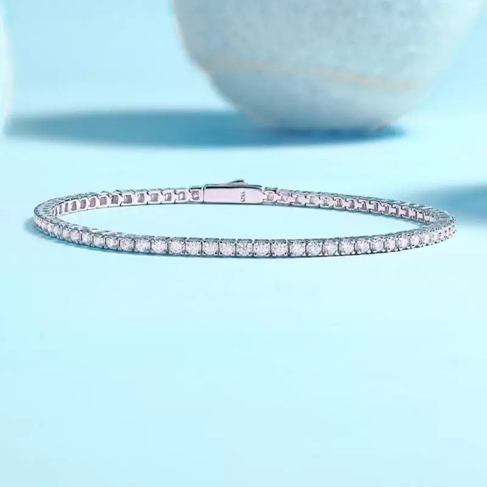 2.22ct Moissanite Tennis Bracelet - Delicate Radiance