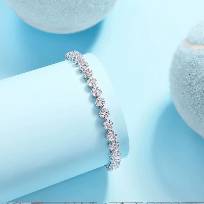 Moissanite Tennis Bracelet –  Triple Length Options