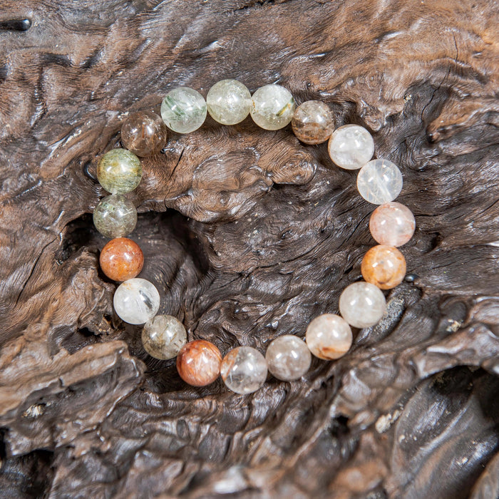 Buddha Stones Various Agate Crystal  Bracelet