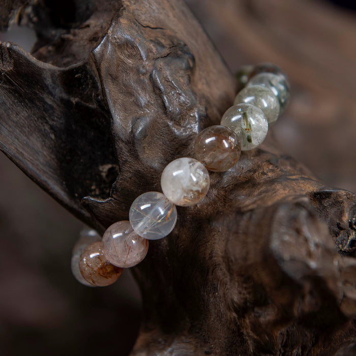 Buddha Stones Various Agate Crystal  Bracelet