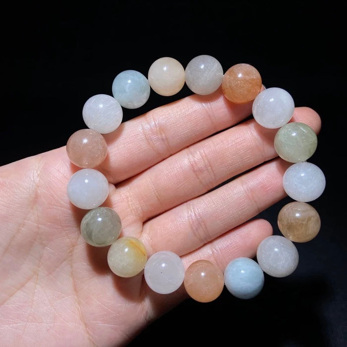 Buddha Stones Various Agate Crystal  Bracelet