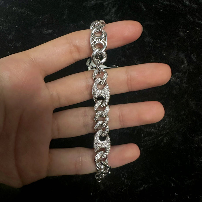 4.41ct Moissanite Cuban Link Bracelet – Iced Out Classic