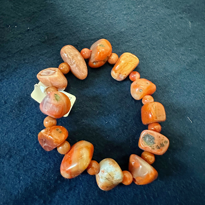 Buddha Stones Various Agate Crystal  Bracelet