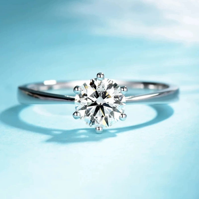 2 Carat Moissanite Ring – Diamond Alternative with Brilliance