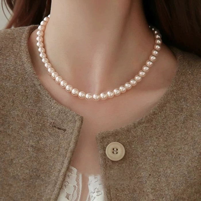 Natural Freshwater Pearl Necklace – Graceful & Refined