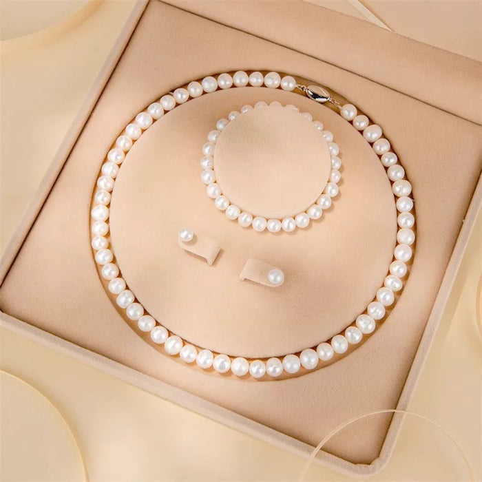 Timeless Freshwater Pearl Set – 3-Piece Elegant Gift Set