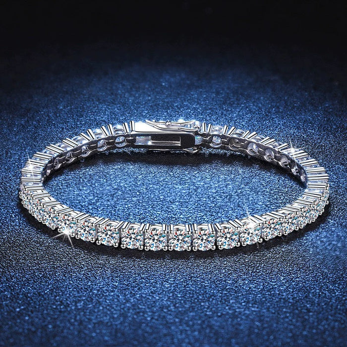 11.4ct Moissanite Tennis Bracelet-Infinite Ice