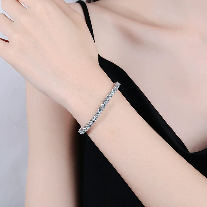 11.4ct Moissanite Tennis Bracelet-Infinite Ice